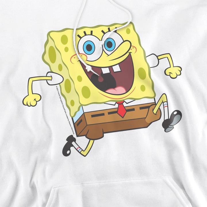 Immagine prodotto Spongebob Squarepants Happy Running Felpa con Cappuccio Uomo (M)