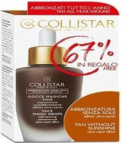 Actual product image Collistar Tan Without Sunshine Face Magic Drops (Self-tanning towel, 50 ml)