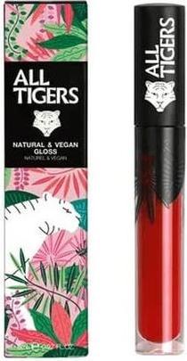 Actual product image All Tigers Natural & Vegan Natural Shining Lip Gloss 818 Build Your Empire 8 ml (818 Red)