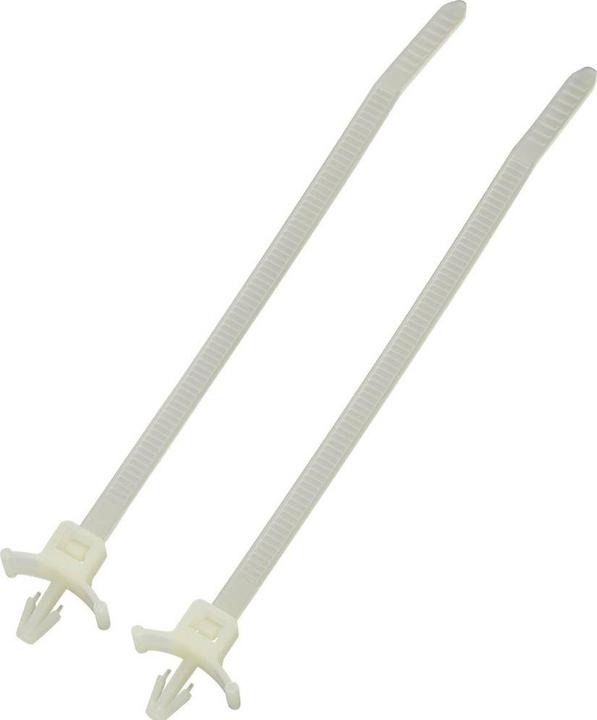 KSS 28530c1309 Cable tie 203 mm 4.80 mm Black with expanding anchor 100 pcs. (Plastic cable ties, 203 mm, 100 pcs.)