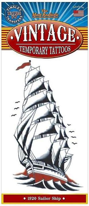 Produktbild Various Segelschiff Tattoo | Klebetattoos
