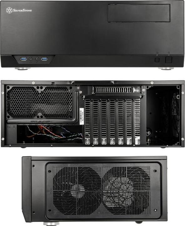 Actual product image Silverstone Sst-Gd09b (mATX, ATX)