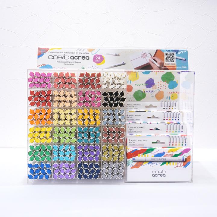 Image du produit Copic Présentoir ACREA 20077100 incluant 288 stylos et 8 sets (Multicolore, 0.80 mm, 288 x)