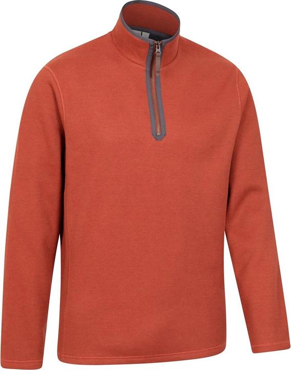 Actual product image Mountain Warehouse Mens Beta Contrast Zip Top (L)