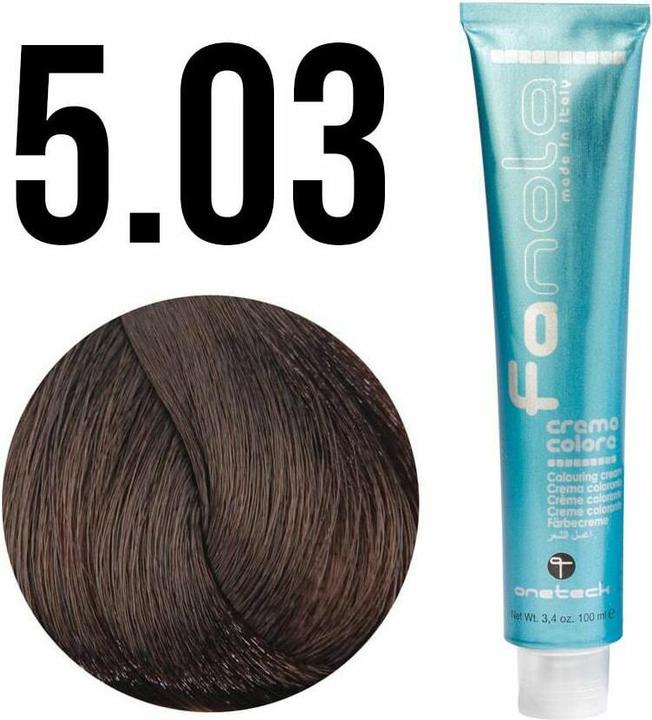 Produktbild Fanola 5*03 Castaño Claro Calido 100ml (5.03 Warm Light Chestnut)