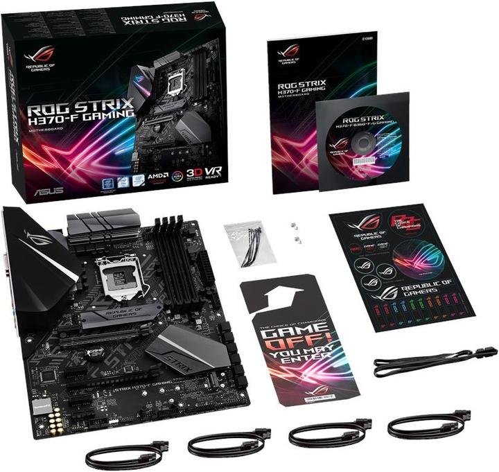 Produktbild ASUS Rog Strix H370-F Gaming (LGA 1151, Intel H370, ATX)