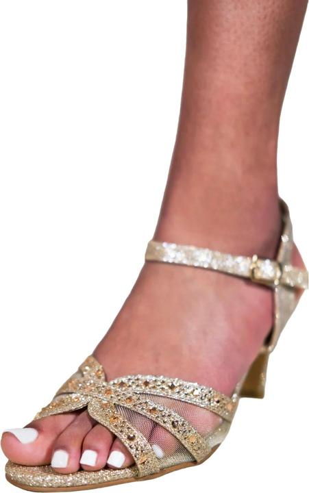 Produktbild Where's That From Schuhe Jillian Strassbesatz Netzmaterial (36)