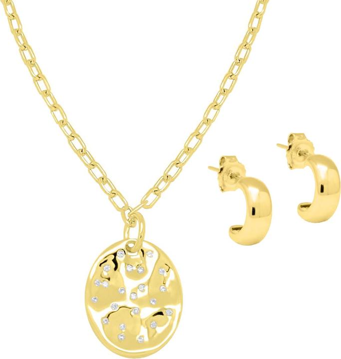 Immagine prodotto Candy Collana Lucky Charm, argento sterling 925, placcato oro (Placcato oro 18k, Argento 925, 42 - 45 cm)