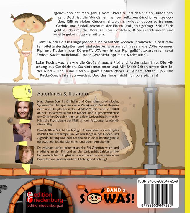 Produktbild Machen wie die Grossen - Was Kinder und ihre Eltern über Pipi und Kacke wissen sollen (Deutsch, Sigrun Eder, 2013)