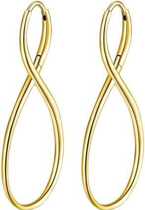 Image du produit Brosway Boucles d'oreilles stylées en or plaqué Infinity Ribbon BBN28 (L)