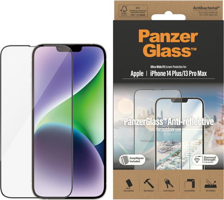 PanzerGlass Ultra Wide Fit (1 Piece, Apple iPhone 13 Pro Max, Apple iPhone 14 Plus)