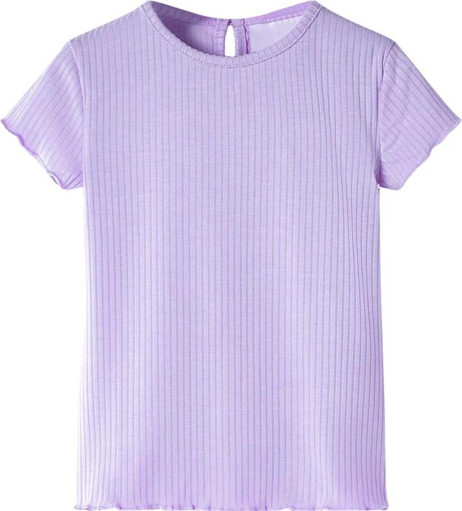 VidaXL Kinder-T-Shirt Lila 104,Material: 95 % Baumwolle. 5 (104)