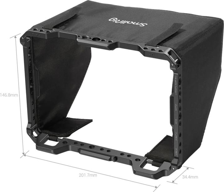 Produktbild SmallRig Cage with Sun Hood and HDMI Clamp for Blackmagic Design Video Assist 7" 12G-SDI/HDMI 2792