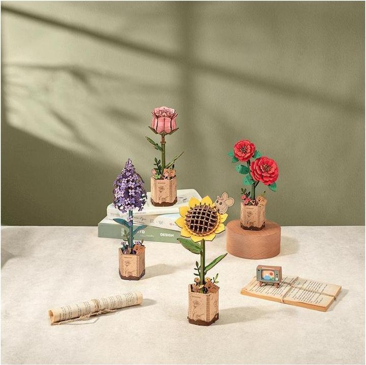 Produktbild Robotime TW042 - Rote Rose