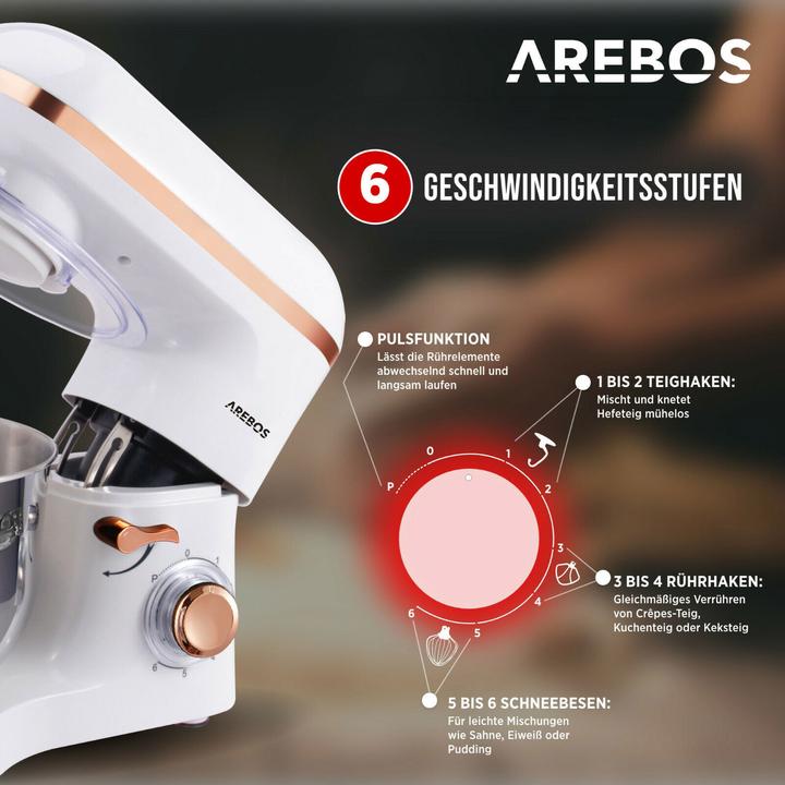 Image du produit Arebos Robot de cuisine (1500 W)