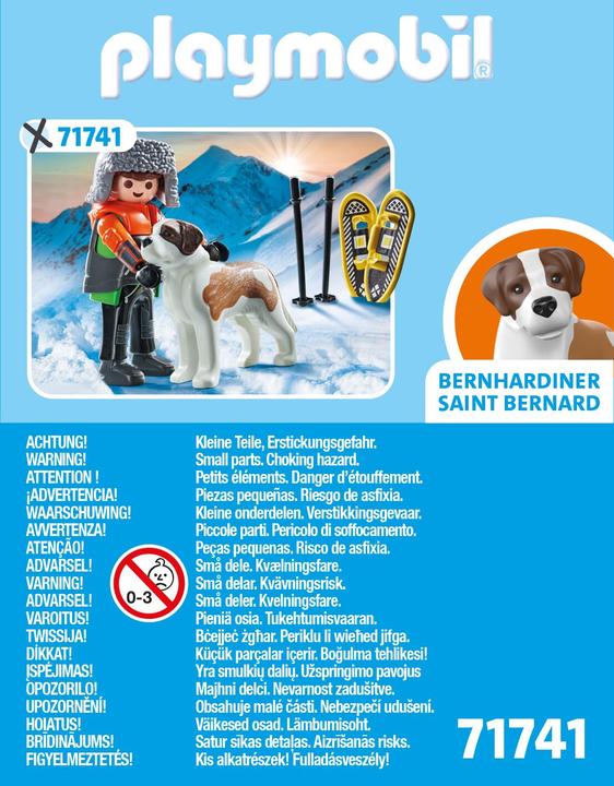 Produktbild Playmobil Wanderer mit Bernhardiner (71741, Playmobil My Life)