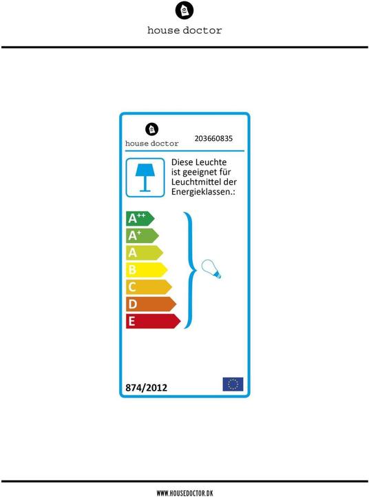 Energy Label House Doctor Little Fellow (E27)