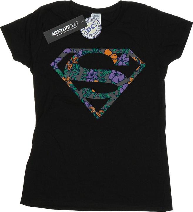 Superman Floral Logo 1 TShirt (XXL)