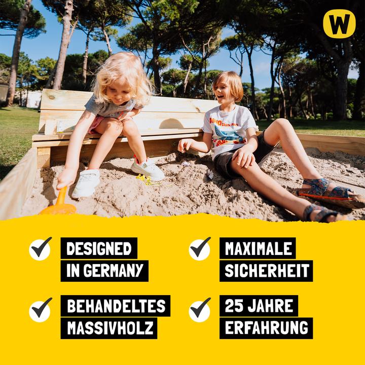 Image du produit Wickey Dinky sandpit with roof