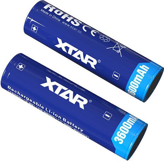 Actual product image INNE 18650 3.7V Li-ion 3600mAh battery with protection (1 pcs., 18650, 3600 mAh)
