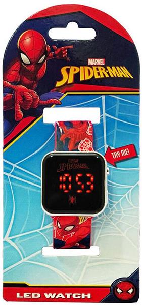 Produktbild Kids Euroswan Spiderman SPD4800 LED-Digitaluhr (Digitaluhr, 38 mm)