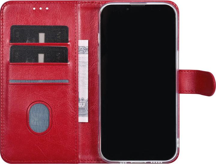 Actual product image UNIQ Accessory Case iPhone 15 - Book Case imitation leather red No.704 (Apple iPhone 15)