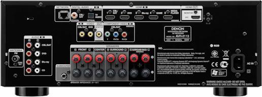 Actual product image Denon AVR-2113, 7.1 channel A/V receiver, AirPlay, DLNA, 4k (Receiver)