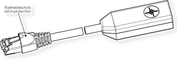 Actual product image Telegärtner RJ-45 – DDCP-Link (SFTP, CAT6, 0.20 m)
