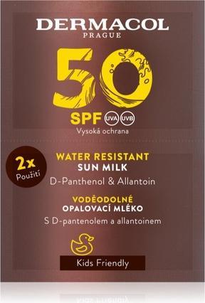 Dermacol Water Resistant Sun Milk SPF 50 (Water Resistant Sun Milk) 2 x 15 ml (Sonnenmilch, SPF 50, 30 ml)