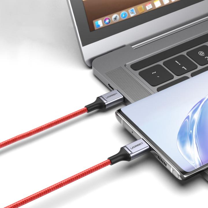 Produktbild Ugreen USB-C to USB-C cable 2.0 1m (red) (1 m, USB 2.0)