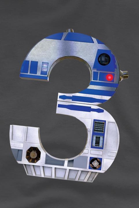 Immagine prodotto Star Wars 3 Maglietta R2-D2 Bambini (128)