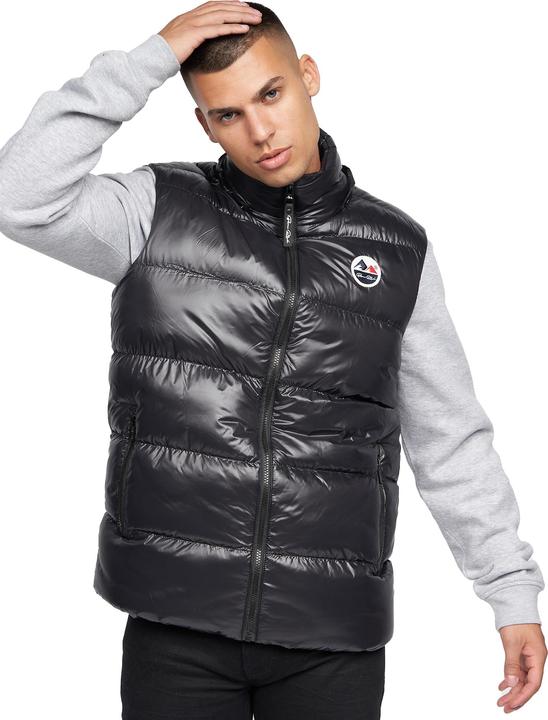 Born Rich Mens Henrico Hooded Gilet (L)