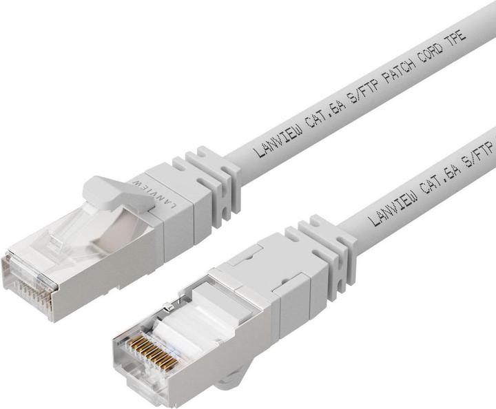 Produktbild Lanview CAT6A S/FTP 25m White LSZH (S/FTP, CAT6a, 25 m)