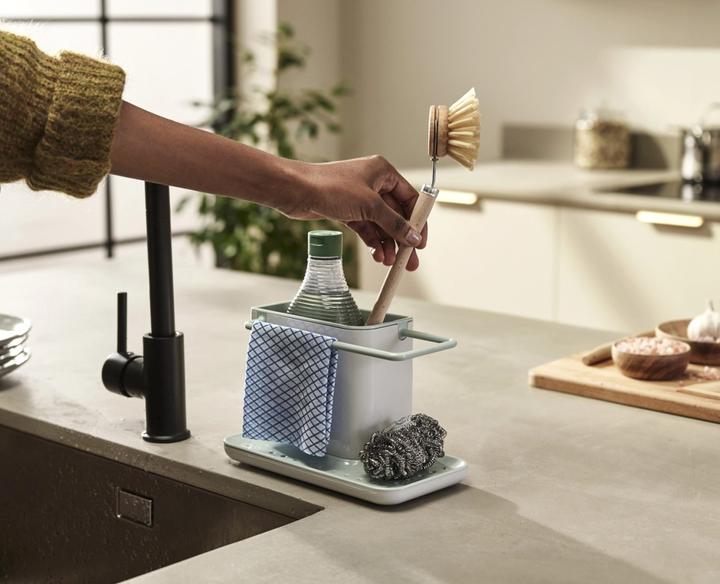 Actual product image Joseph Joseph Caddy Sink Organizer - Light Stone/Sage