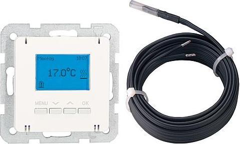 Produktbild EGB 90961075DE Raumtemperaturregler digital 50x50 mit Bodenfühler