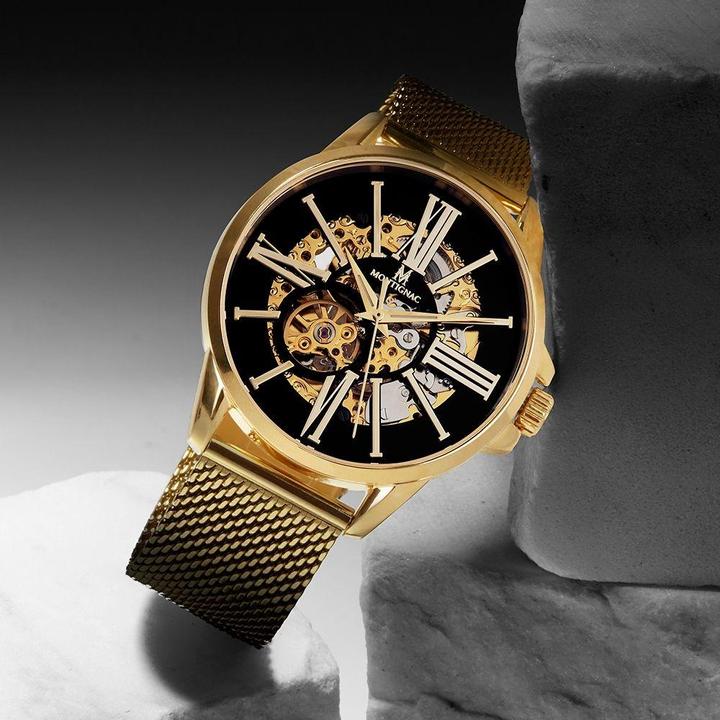 Actual product image Montignac Automatic Watch Round (Skeleton watch, 42 mm)