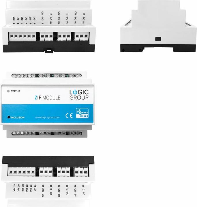 Productafbeelding Logic Group ZIF5020 Z-Wave DIN-module