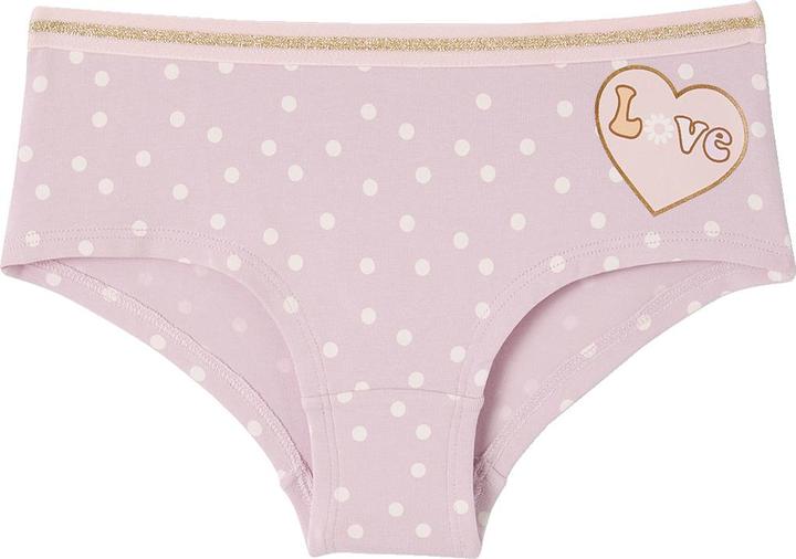 Immagine prodotto Vertbaudet Confezione da 7 pantaloncini da bambina in cotone biologico (92, Confezione da 7)