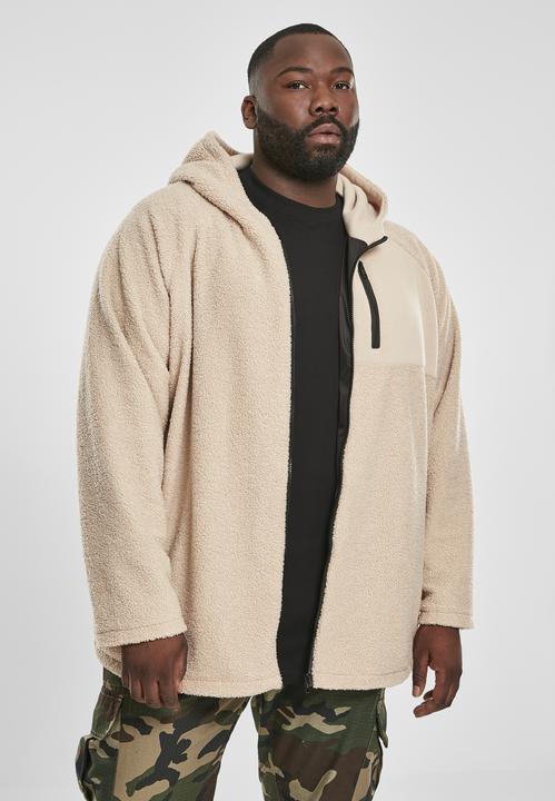 Actual product image Urban Classics Hooded Sherpa Zip Jacket (L)