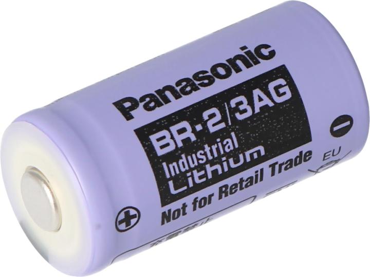 Actual product image Panasonic Batterie BR 2/3AGN 2/3 A Hochtemperaturzelle (1 pcs., 2/3 A, 1400 mAh)