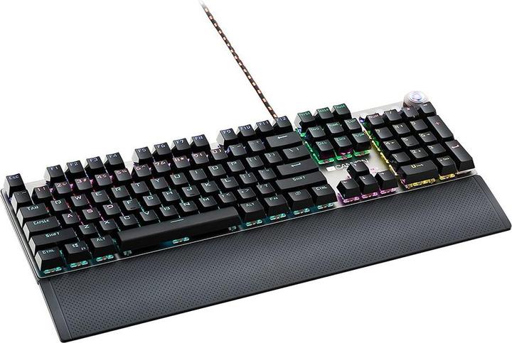 Actual product image Canyon Mechanical gaming keyboard Nightfall CND-SKB7-US, Black Switch, LED, US layout (US, Cable)