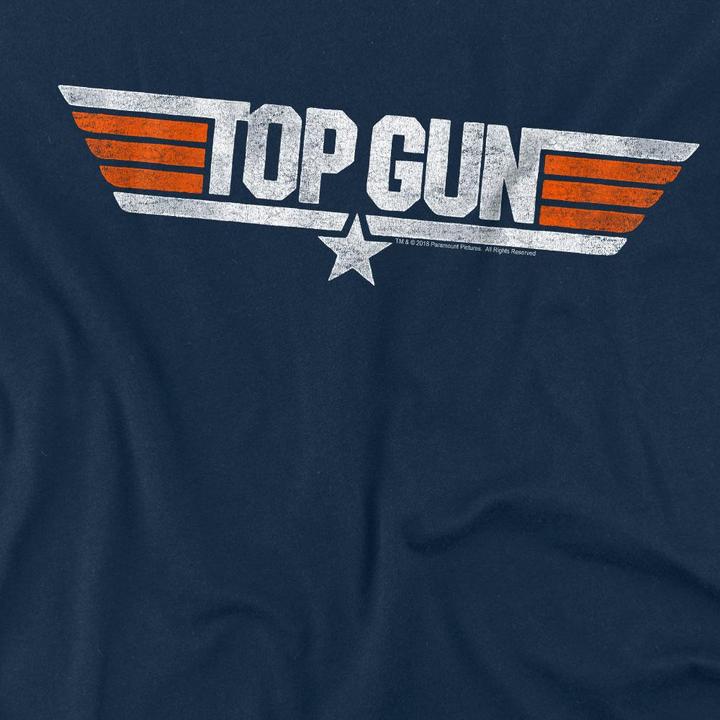 Immagine prodotto Top Gun Maglietta Logo Effetto Invecchiato Uomo (S)