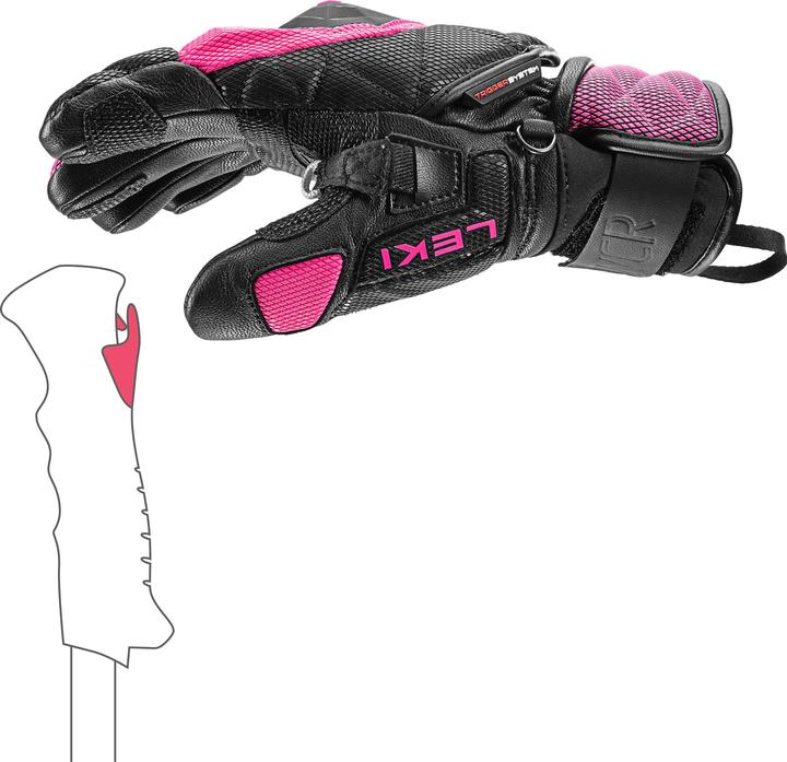 Image du produit Leki WCR Venom 3D Junior Noir/Rose (7)