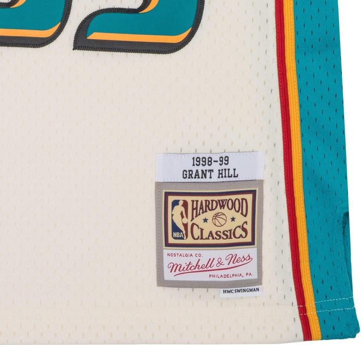Immagine prodotto Mitchell & Ness Maglia Swingman Detroit Pistons OFF-WHITE Grant Hill - S (S)