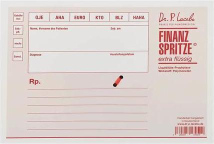 Actual product image TOP Finanzspritze (Gift bag, 1 x)