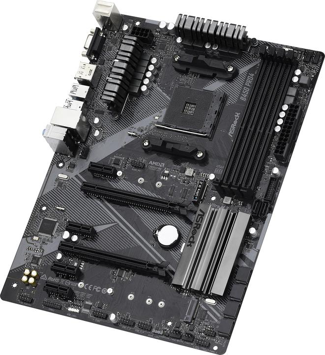 Image du produit AsRock Carte mère B450M Pro4 2.0 (AM4, AMD B450, mATX)