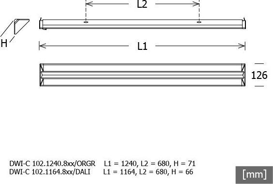 Image du produit LTS Luminaire d'angle à LED (2940 lm)