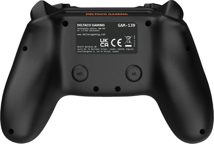 Actual product image Deltaco Gaming Wireless PS4 & PC Controller (PS4, PC, Android)