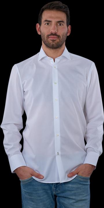 Produktbild The Basics Hemd Modern Fit Hai bügelleicht white (XL)