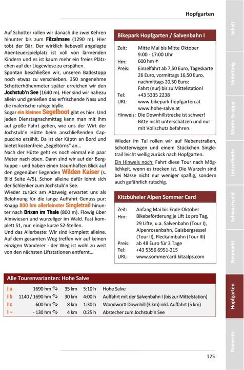 Nährwerte und Zutaten Mountainbiketouren fürs Wochenende Band II (Deutsch, Frank Hartl, Birgit Wenzl, 2016)